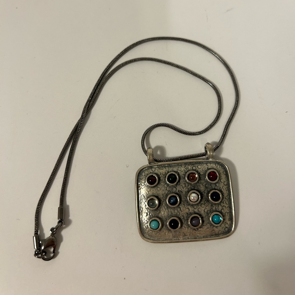 Jewish Choshen Kabbalistic Cohanim Pendant Cohen Kabbala Sterling Silver 925